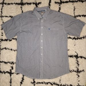 Cinch short sleeve geo print button up shirt size XXL NWT